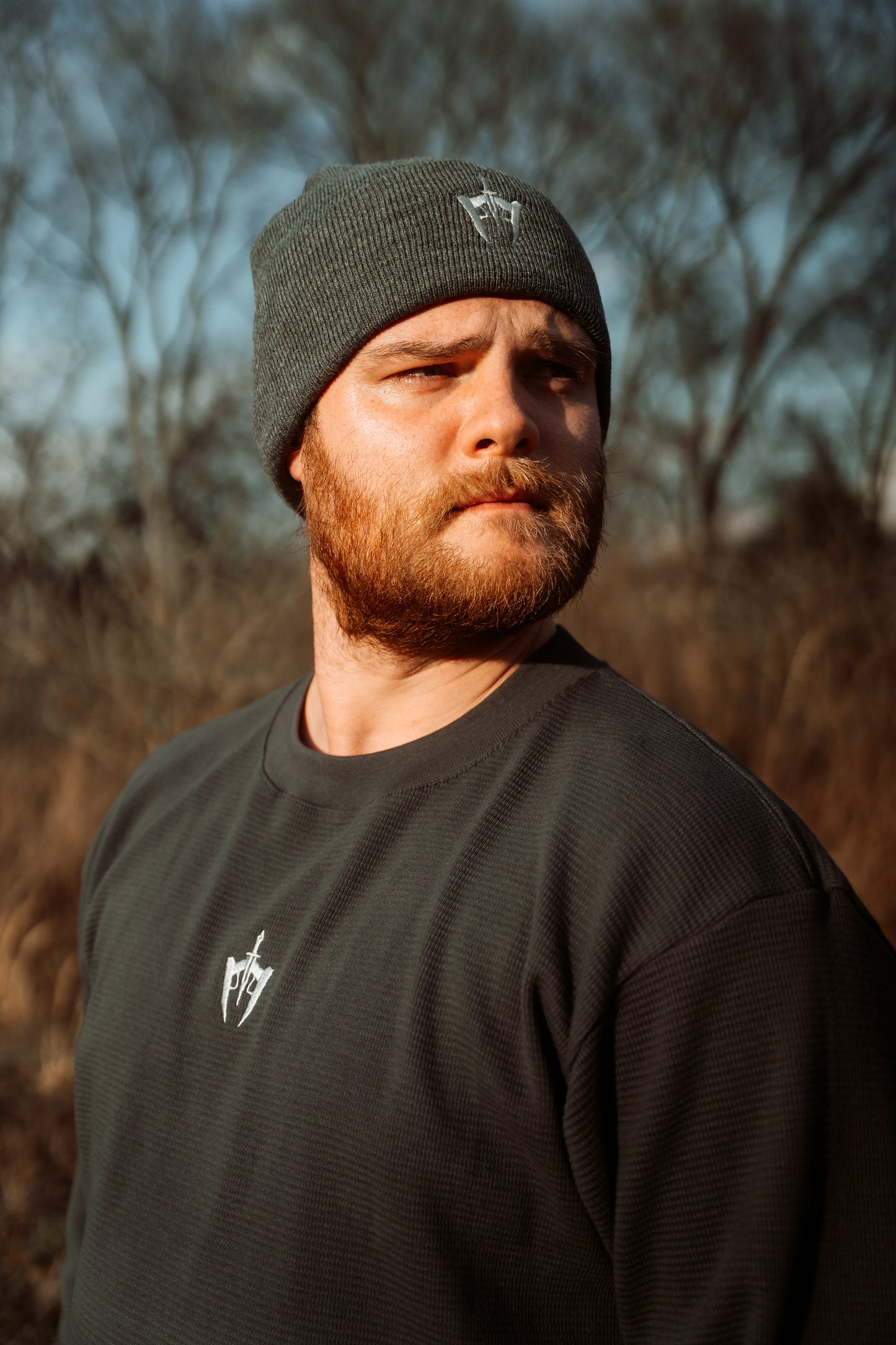 Smoke Grey Signature Beanie USA Made