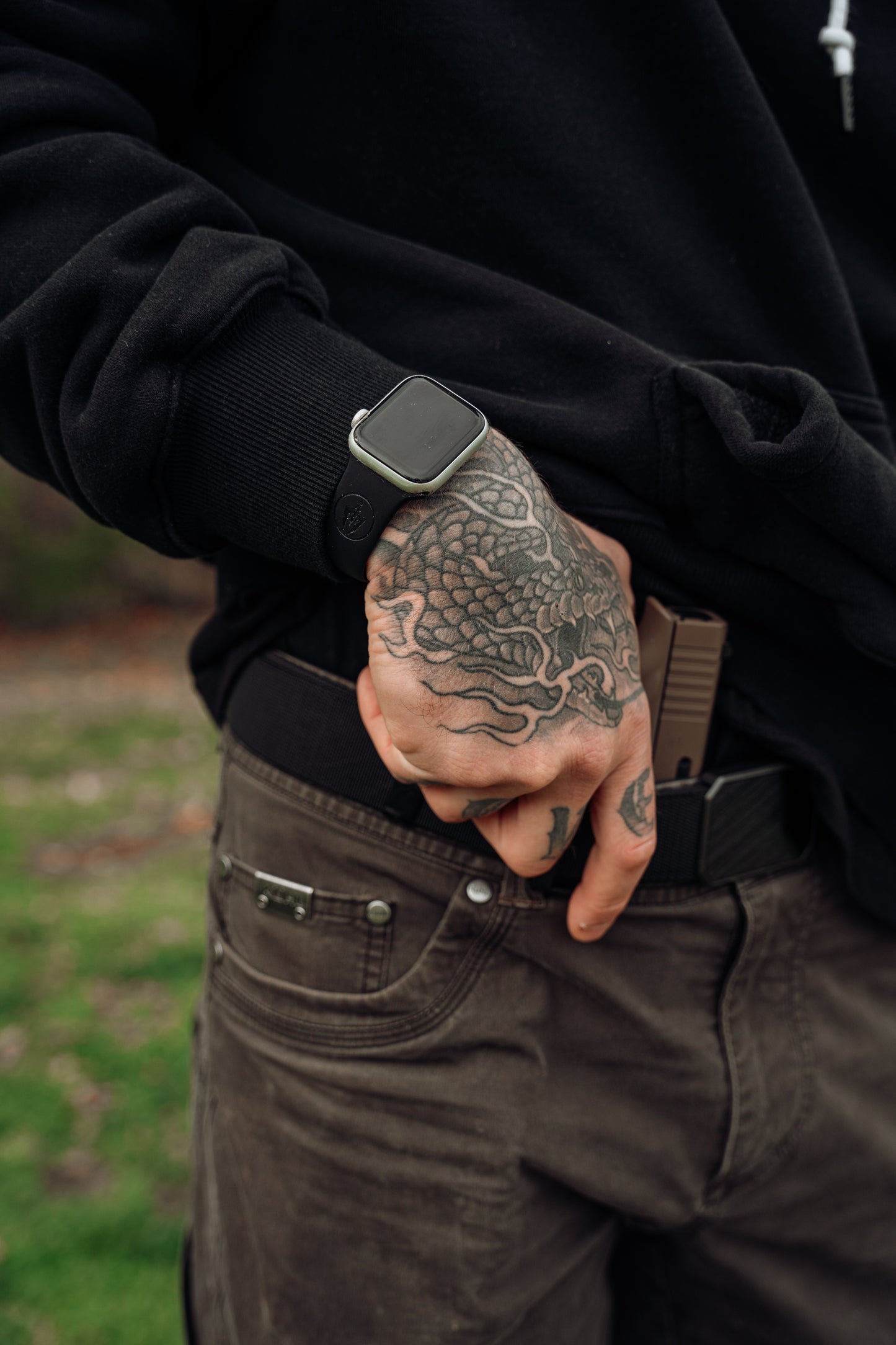 Obsidian Apple Watchband