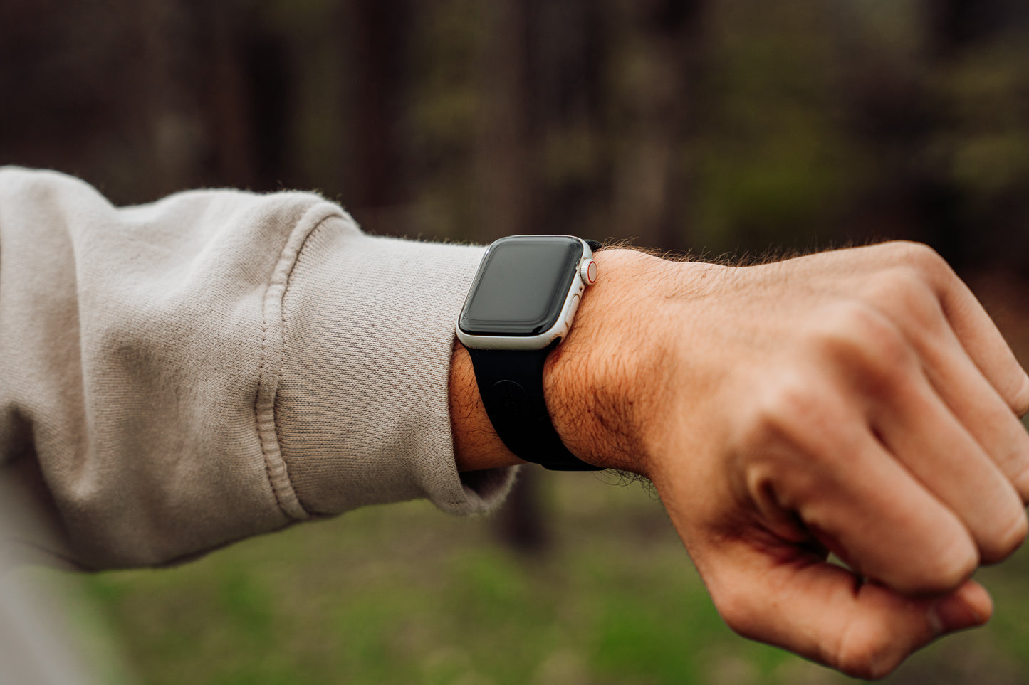 Obsidian Apple Watchband