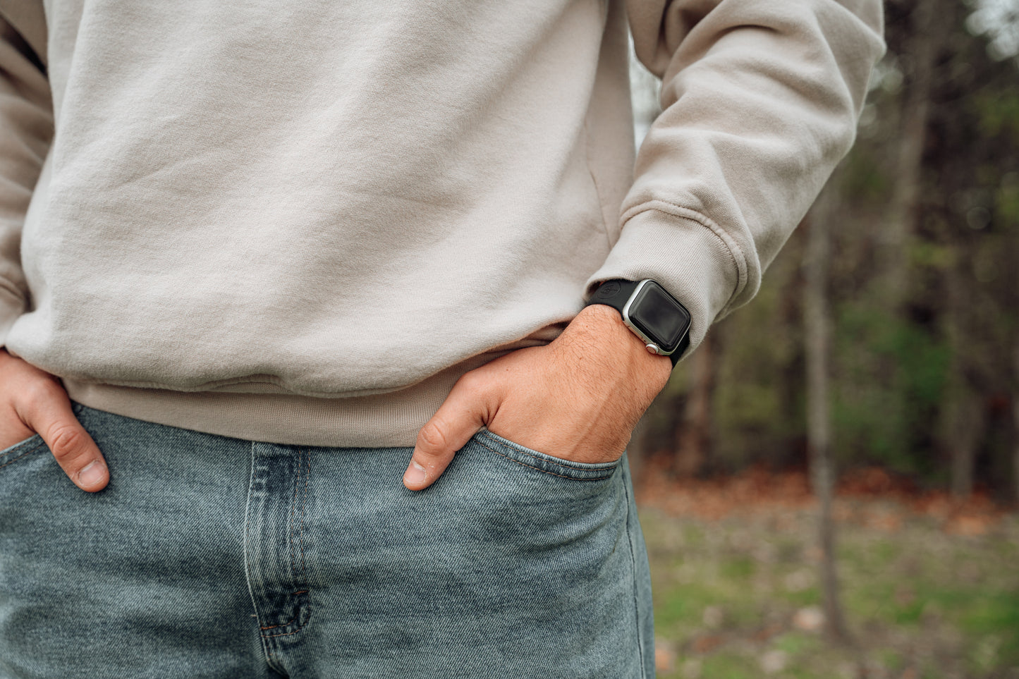 Obsidian Apple Watchband