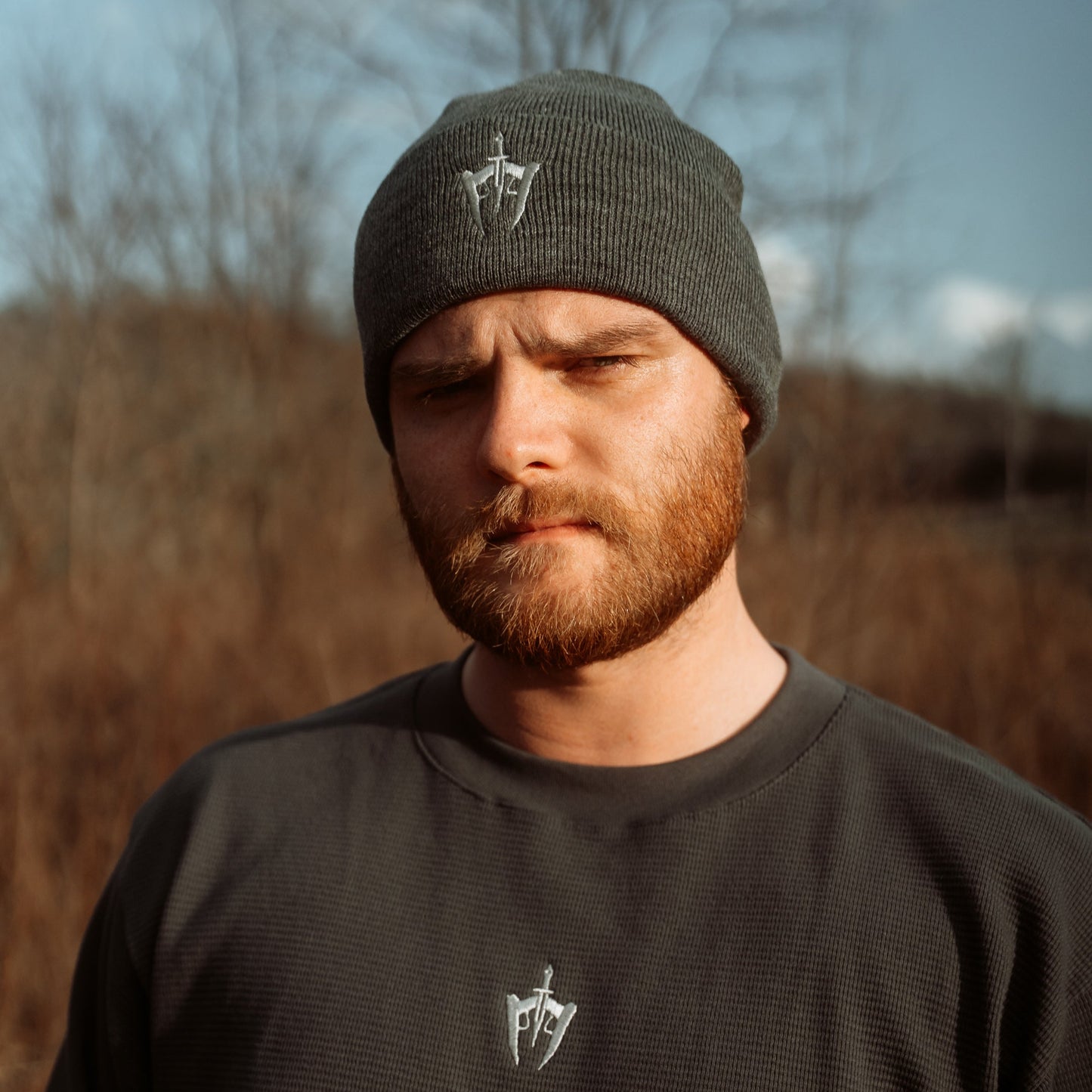 Smoke Grey Signature Beanie USA Made