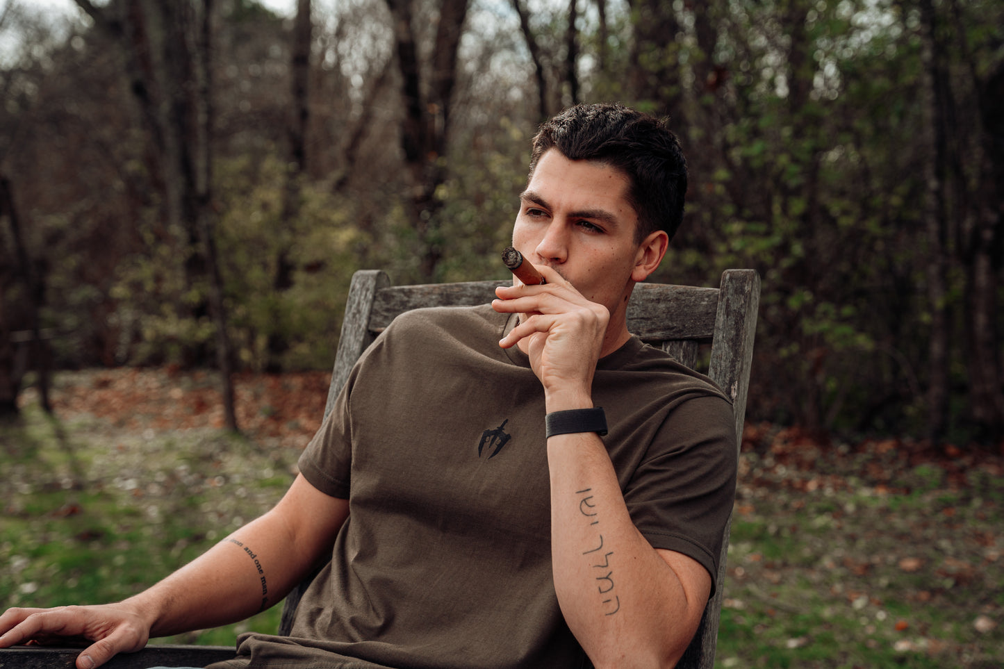 Army Green T-Shirt USA Made