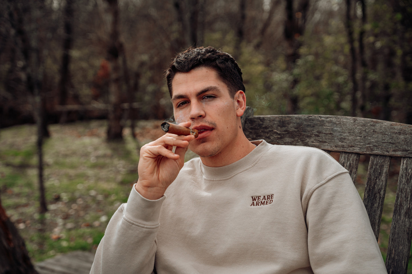 Desert Sand Crewneck Sweatshirt USA Made