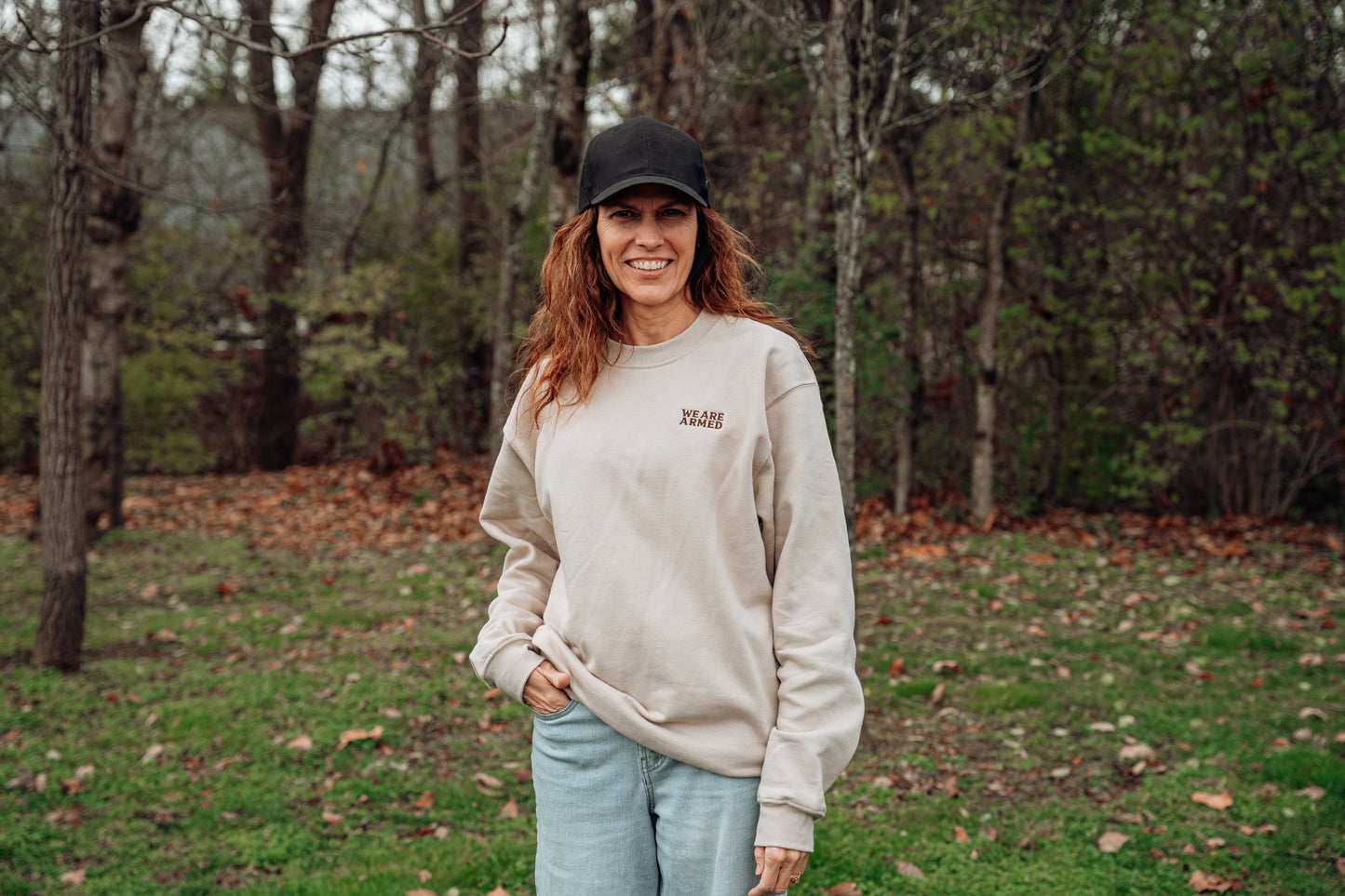 Desert Sand Crewneck Sweatshirt USA Made