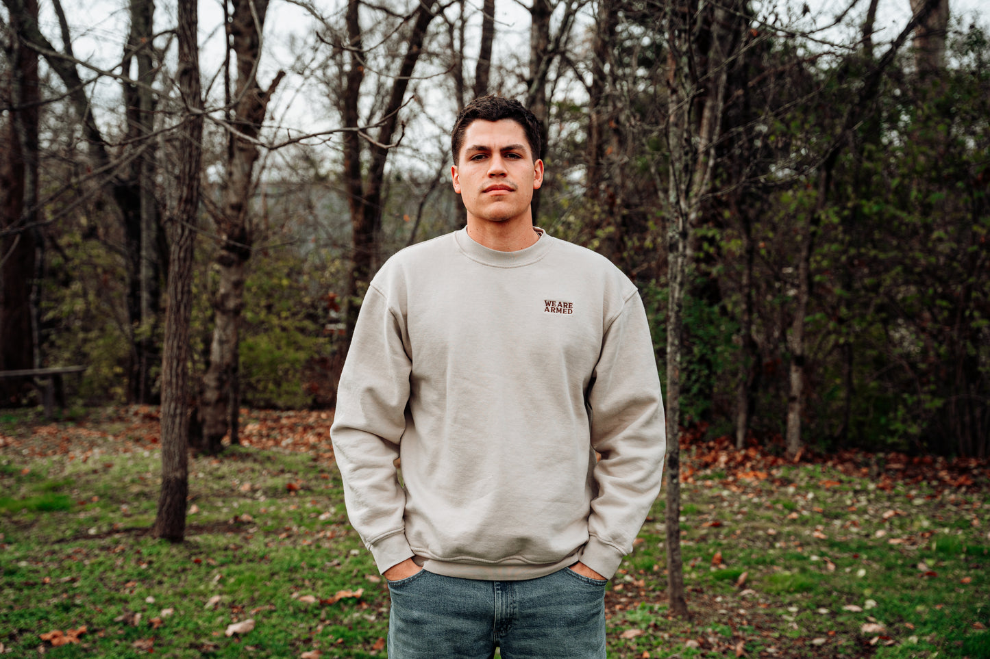 Desert Sand Crewneck Sweatshirt USA Made