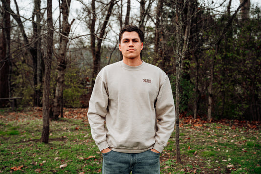 Desert Sand Crewneck Sweatshirt USA Made