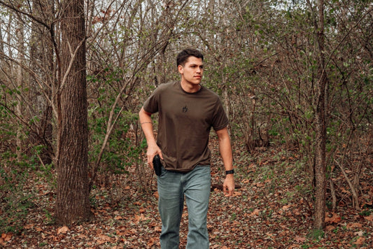 Army Green T-Shirt USA Made