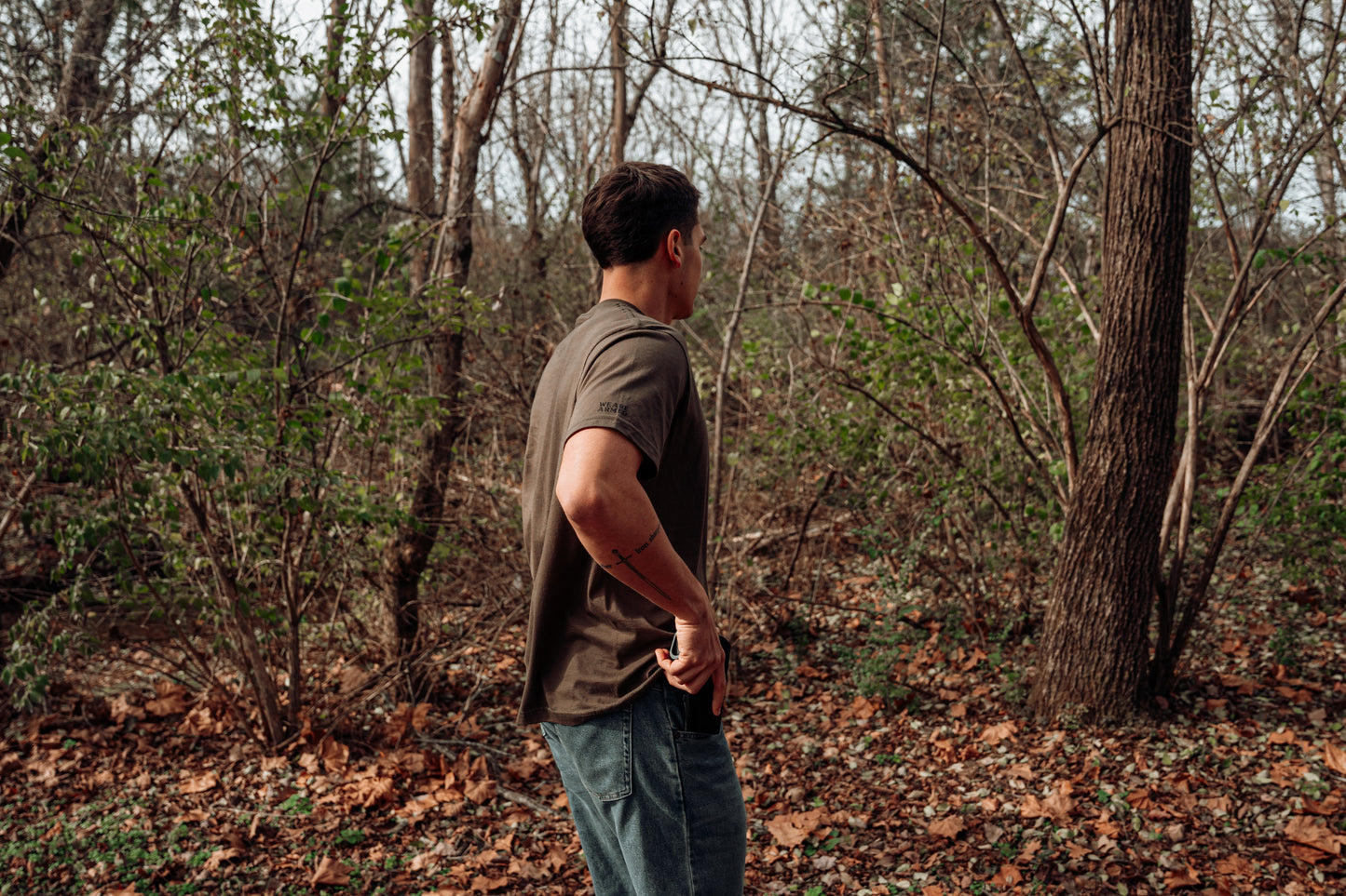 Army Green T-Shirt USA Made